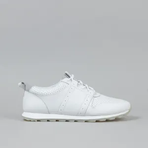 Clae Mills Shoes - White Tumbled Leather