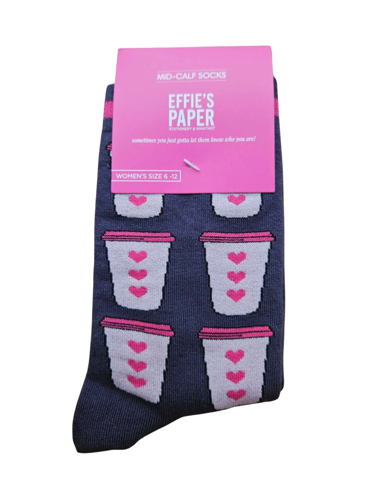 Coffee Lover Socks by Effie's Paper