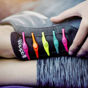 Colorful silicone shoelaces - one size fits all