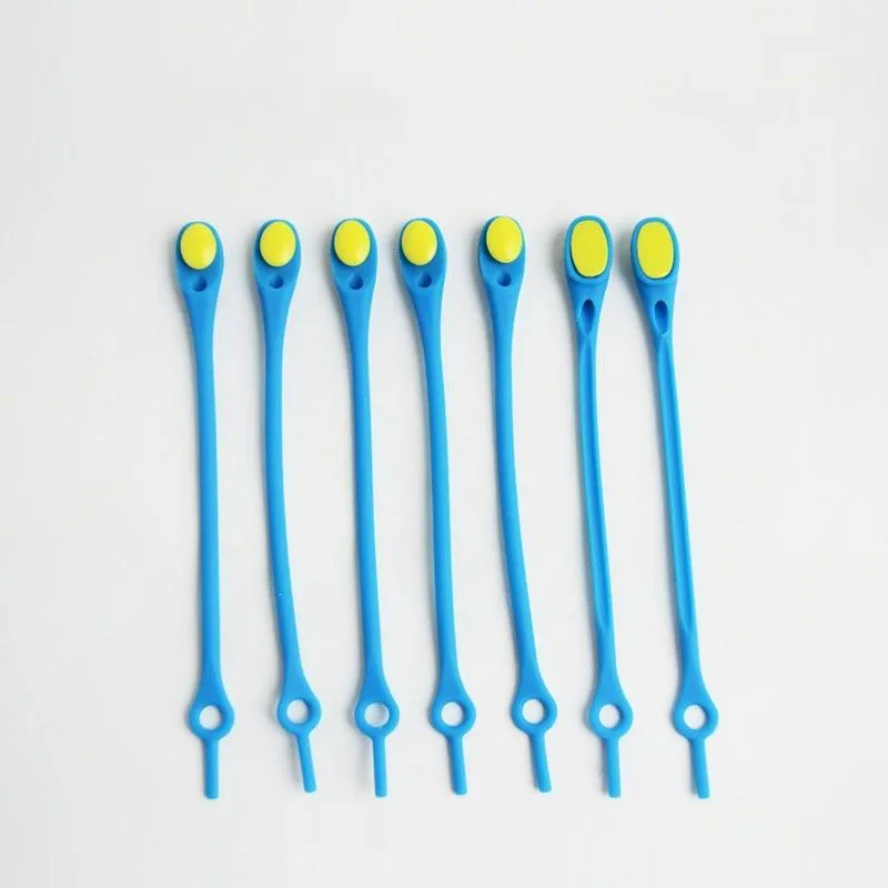 Colorful silicone shoelaces - one size fits all