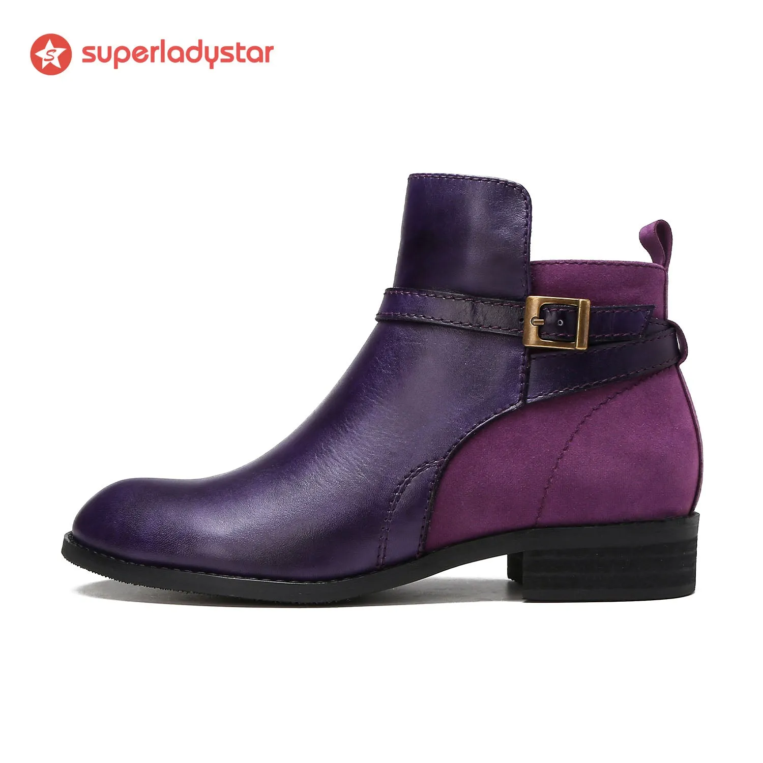 Cozy Leather Flat Boots
