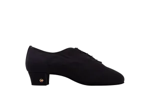 Dance Naturals 116 Torcello Men's Latin Dance Shoe Available in Black Leather or Black Fabric