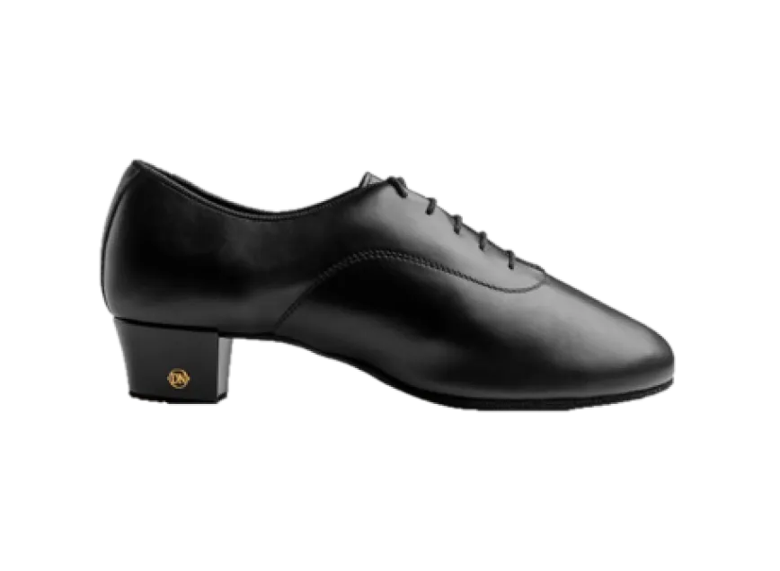 Dance Naturals 116 Torcello Men's Latin Dance Shoe Available in Black Leather or Black Fabric