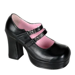 DemoniaCult Gothika 09 Womens 3 3/4" Heel, Mary-Jane Shoes