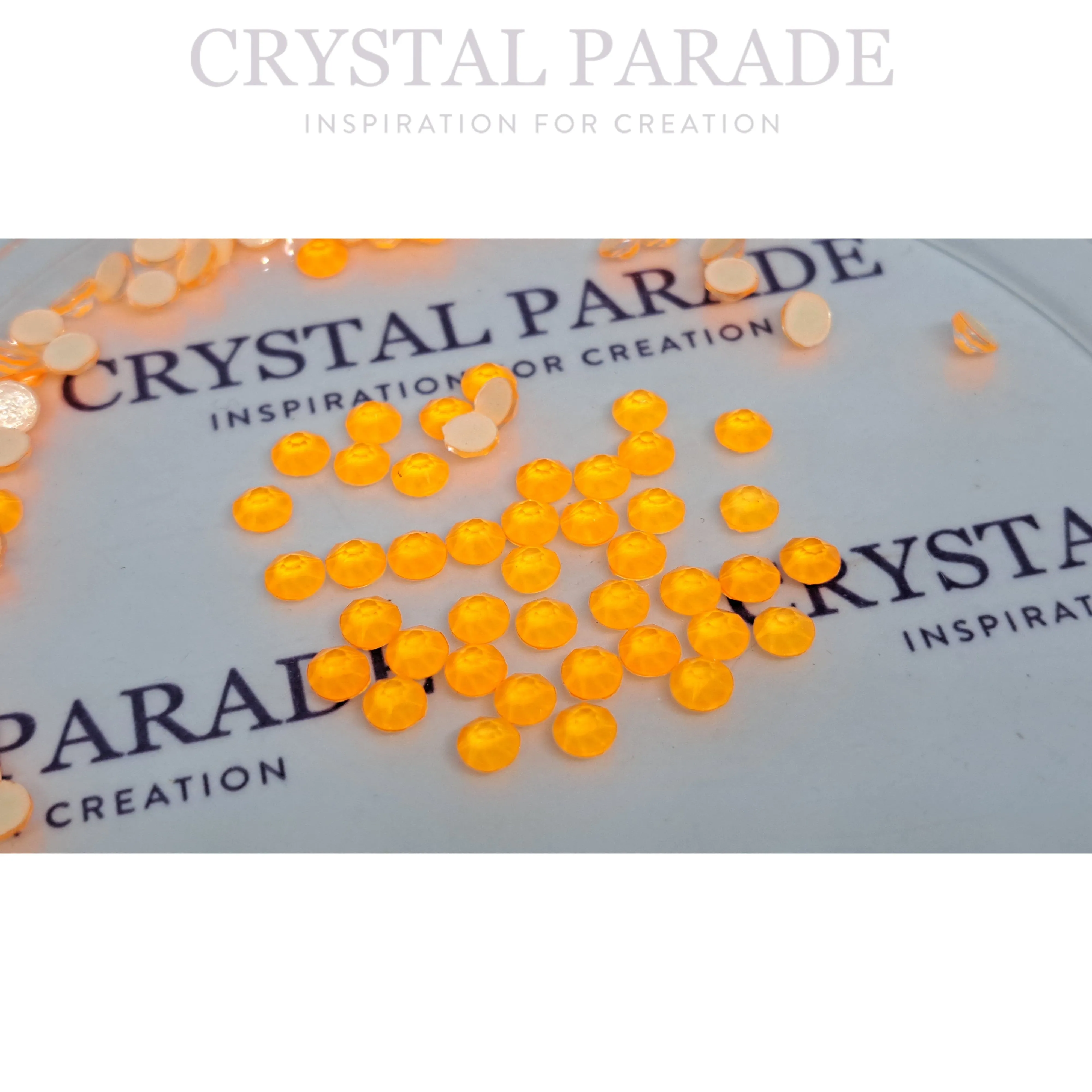 DISCONTINUED - Luna Non Hotfix Rhinestones - Neon Orange