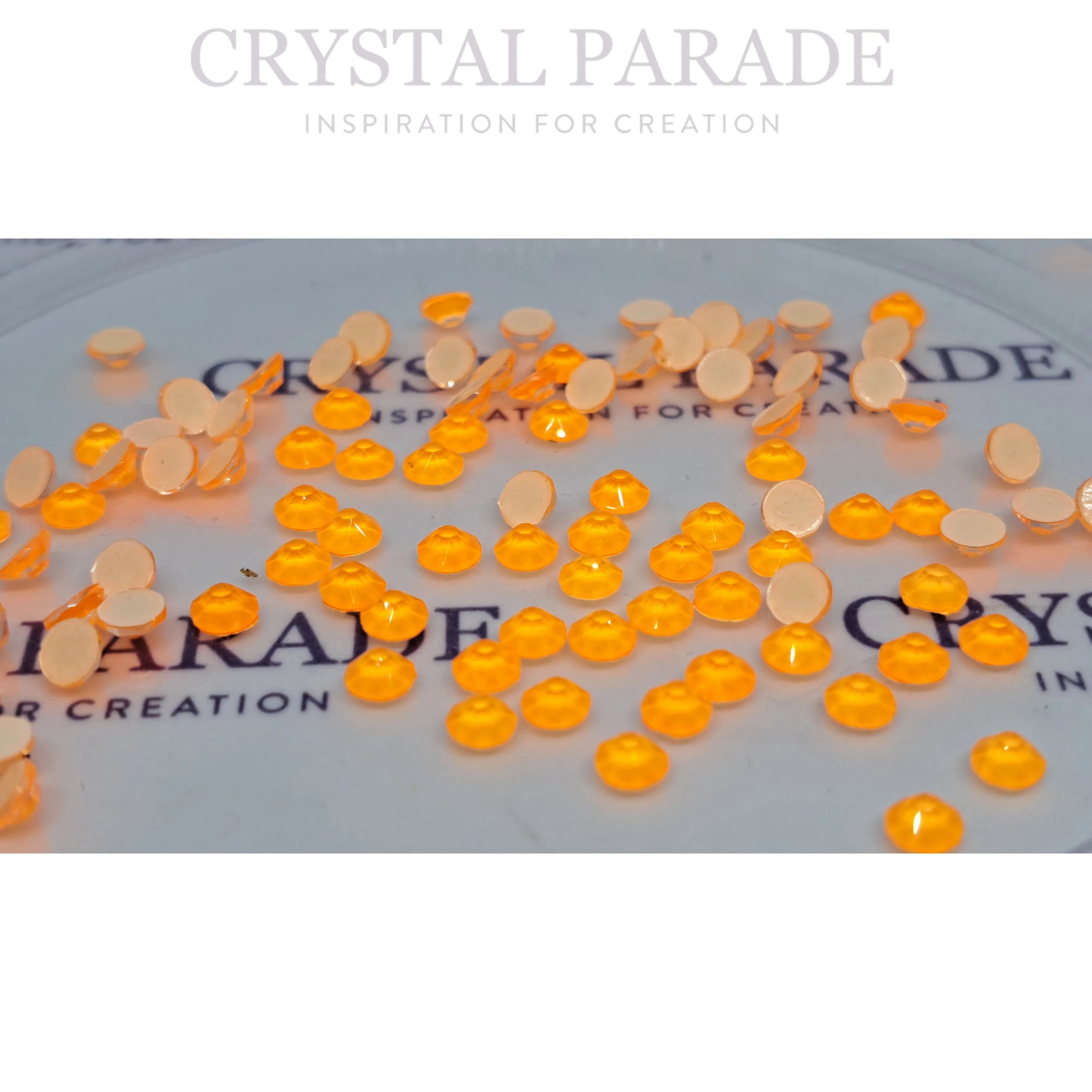 DISCONTINUED - Luna Non Hotfix Rhinestones - Neon Orange