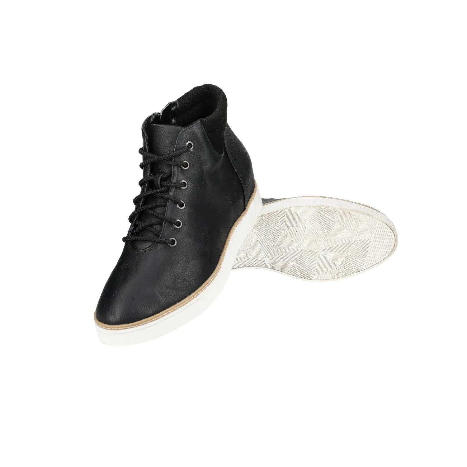 Dr. Scholl'S Irene Wedge High-Top Sneakers Leather Black Colour For Women