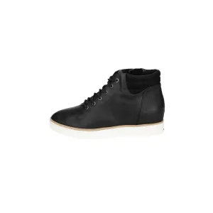 Dr. Scholl'S Irene Wedge High-Top Sneakers Leather Black Colour For Women