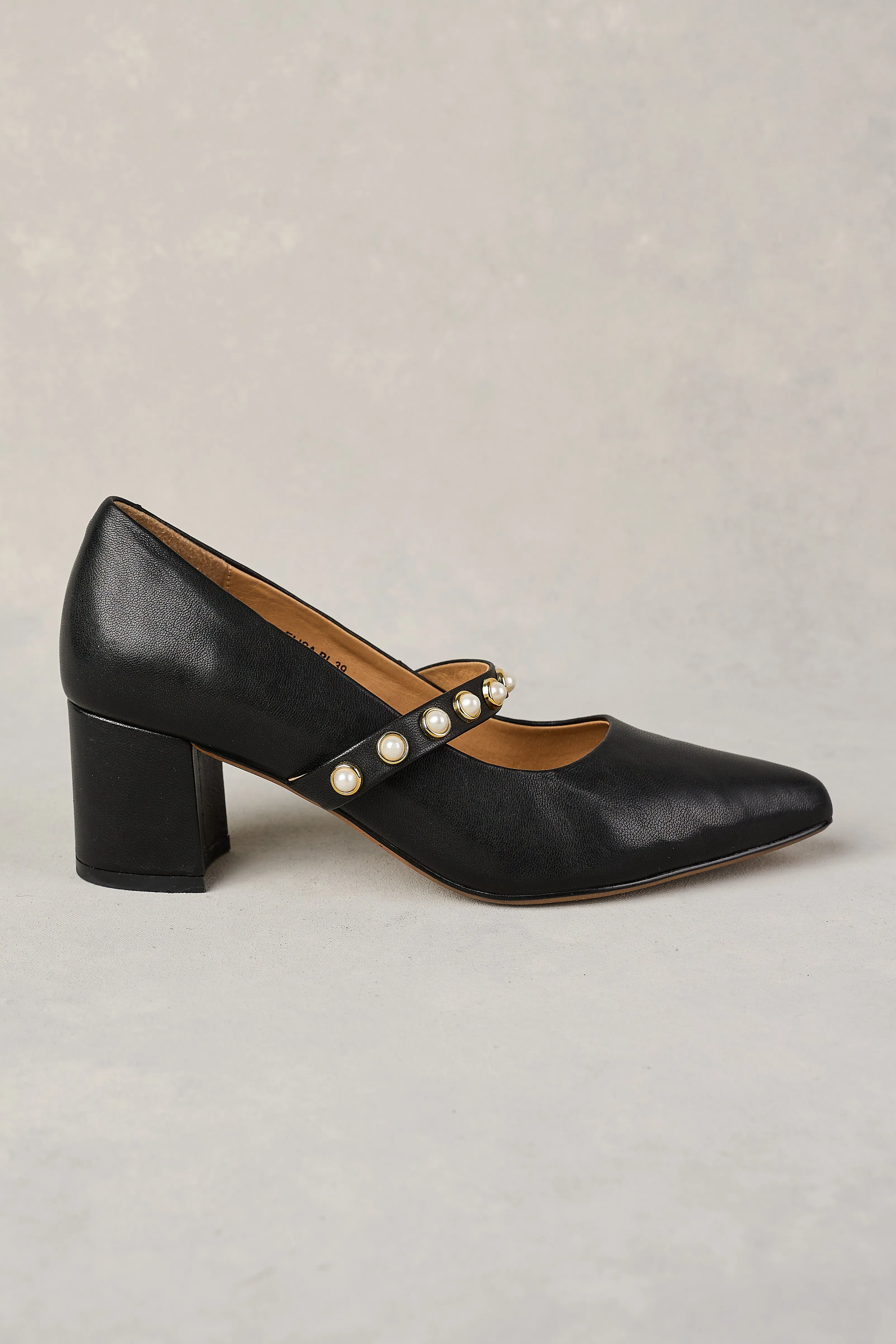 Elisa Pointed Heel - Black