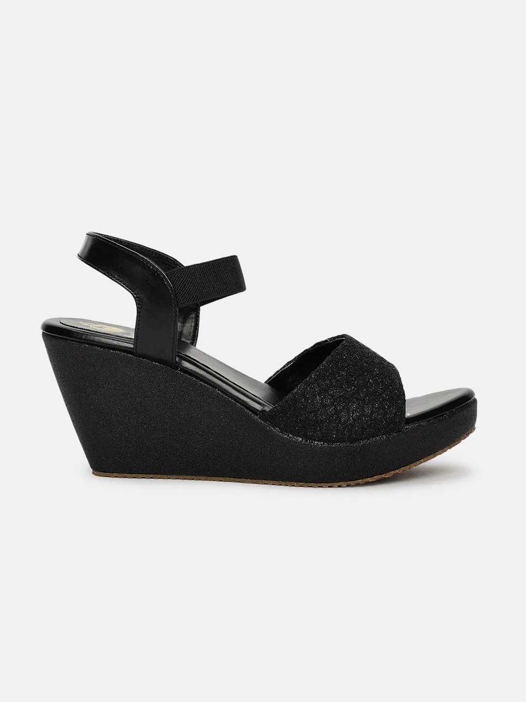 Embellished Open Toe Wedges