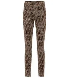 Fendi Zucca Print Trousers