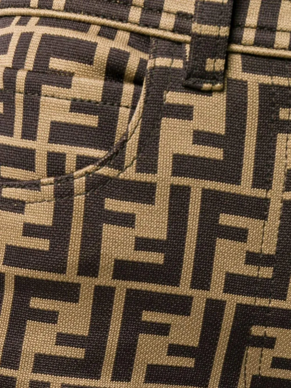 Fendi Zucca Print Trousers