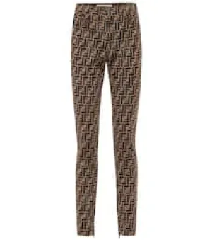 Fendi Zucca Print Trousers