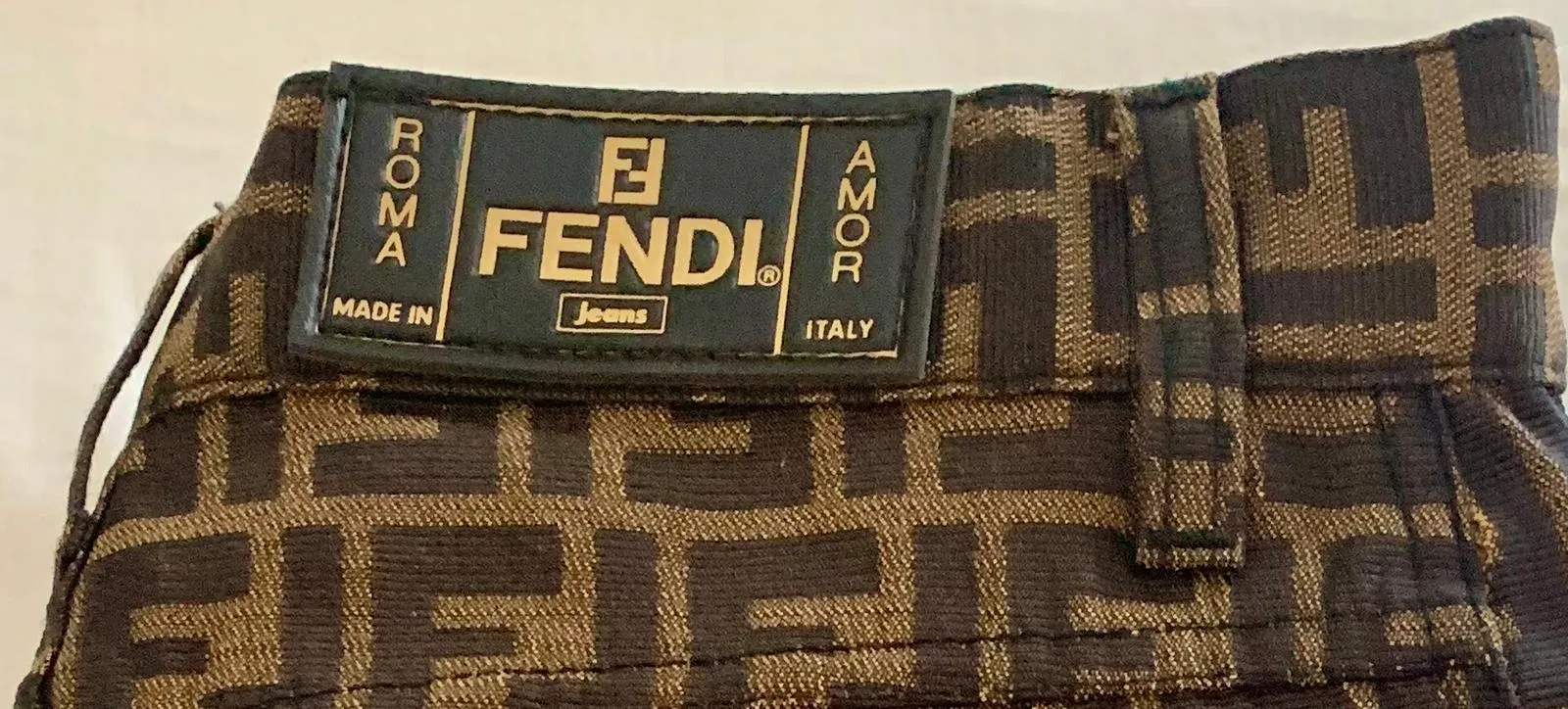 Fendi Zucca Print Trousers