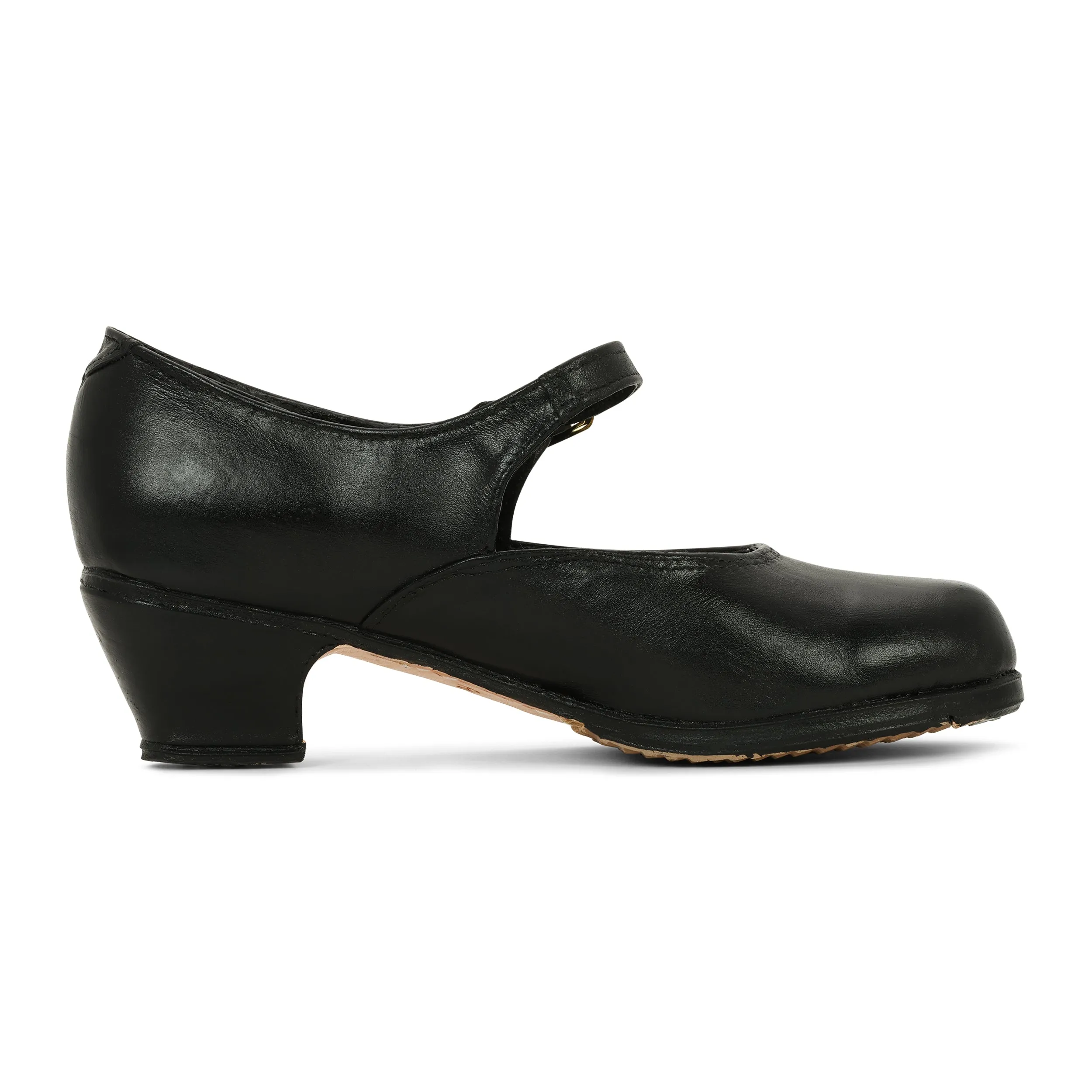 Folkicks Women's Folklorico Shoes with Nails, Leather, 5cm Heel