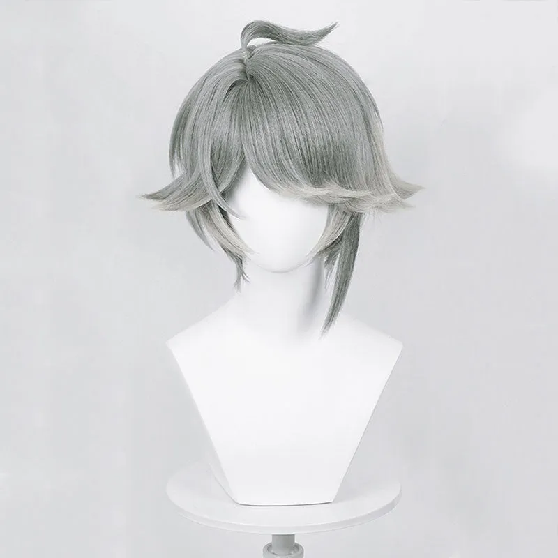 Genshin Impact Al-Haytham Al Haitham Silver Cosplay Wig