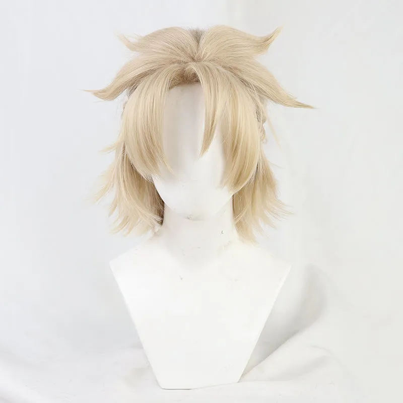 Genshin Impact Albedo Cosplay Wig