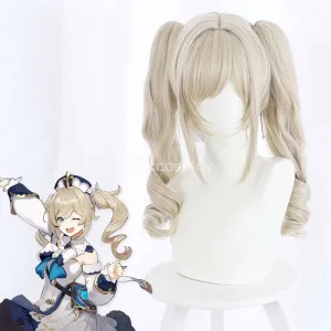 Genshin Impact Barbara Golden Cosplay Wig