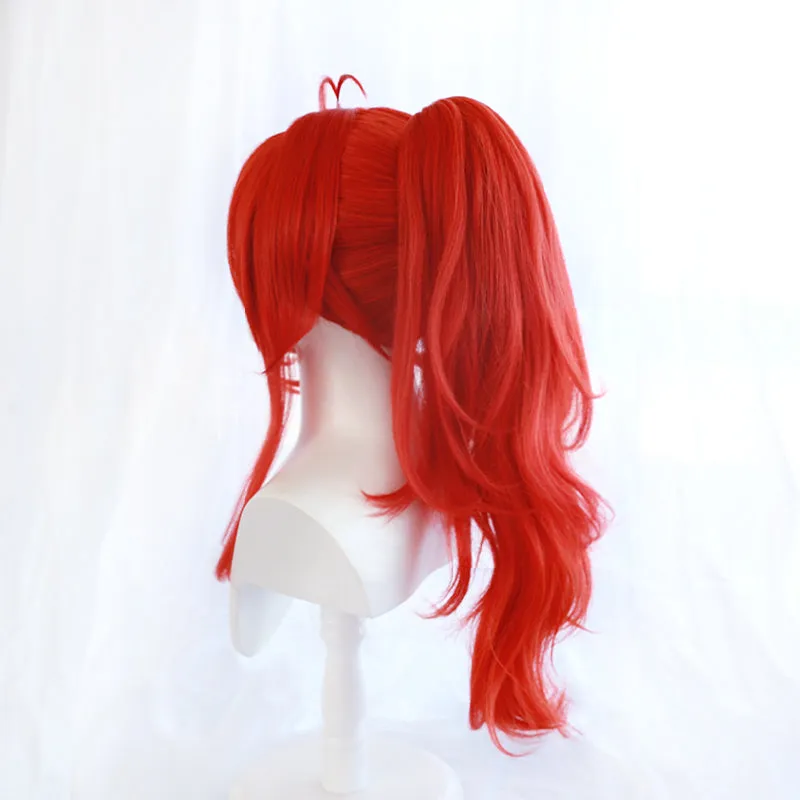 Genshin Impact Diluc Red Dead of Night Red Cosplay Wig