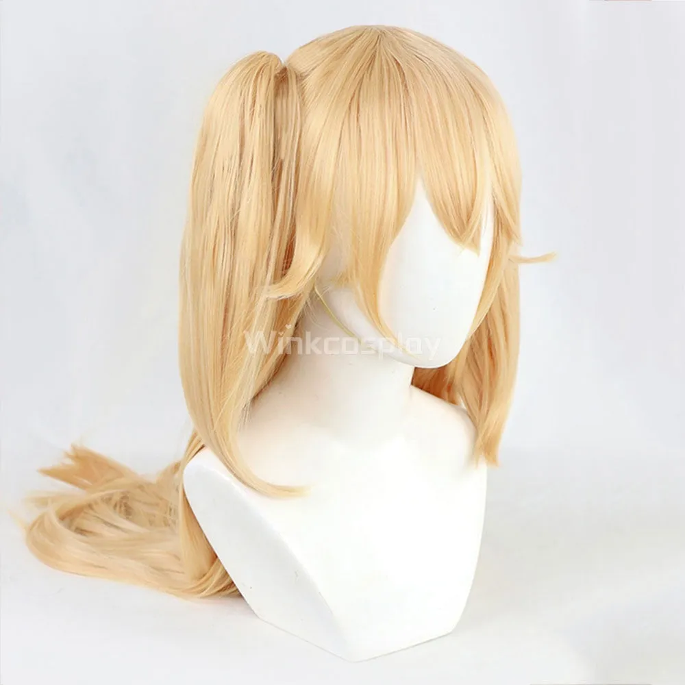 Genshin Impact Fischl Golden Cosplay Wig