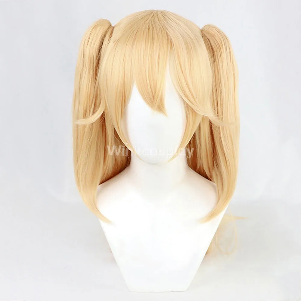Genshin Impact Fischl Golden Cosplay Wig