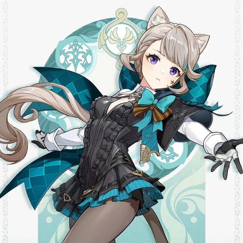 Genshin Impact Fontaine Lynette Cosplay Wig