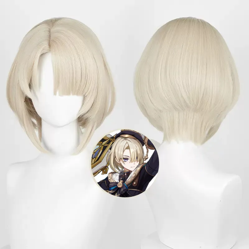 Genshin Impact Freminet Cosplay Wig