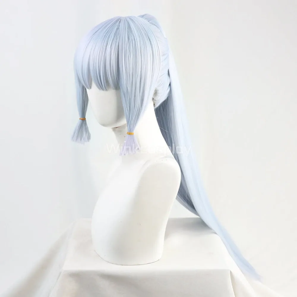 Genshin Impact Kamisato Ayaka Blue Cosplay Wig