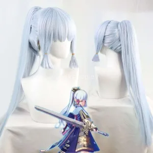 Genshin Impact Kamisato Ayaka Blue Cosplay Wig