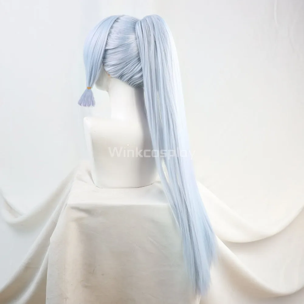 Genshin Impact Kamisato Ayaka Blue Cosplay Wig