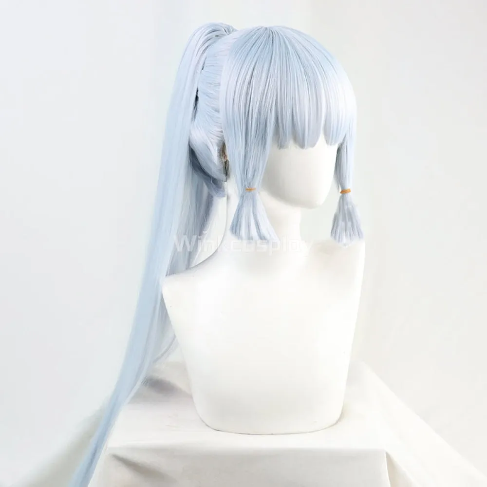 Genshin Impact Kamisato Ayaka Blue Cosplay Wig