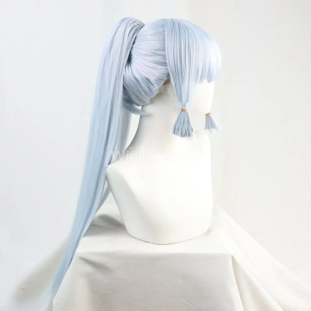 Genshin Impact Kamisato Ayaka Blue Cosplay Wig
