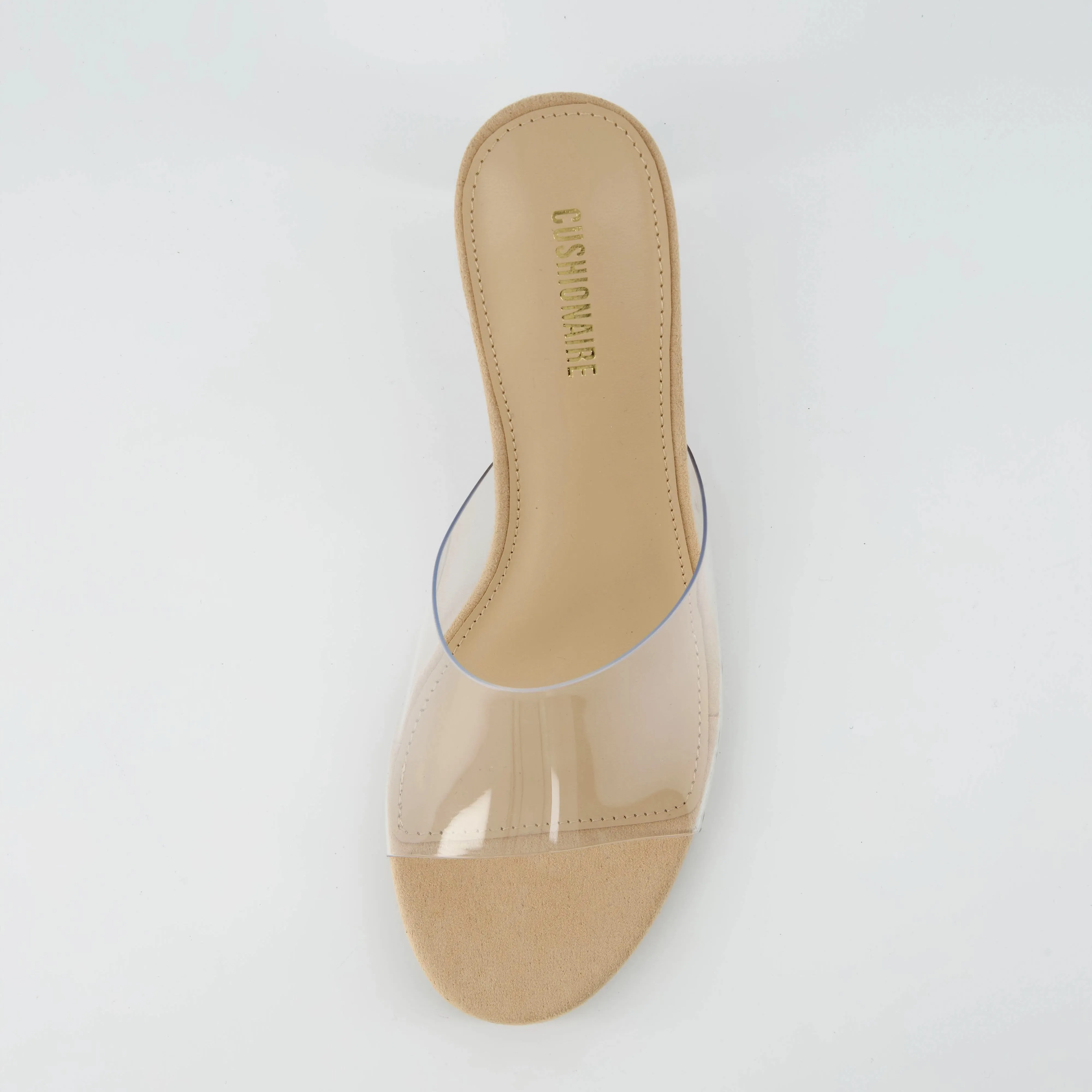Gloss Lucite Wedge Sandals