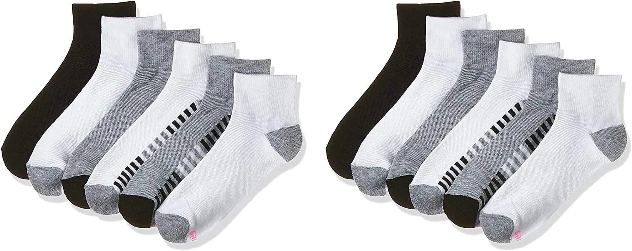 Hanes Women's 6-Pair Comfort Fit Ankle Socks