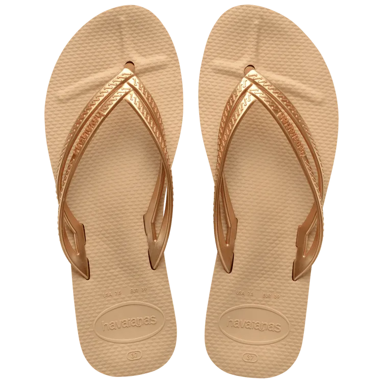 HAVAIANAS WEDGES - GOLDEN