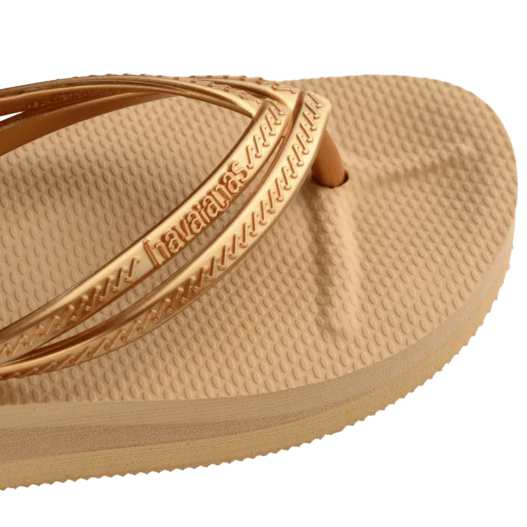 HAVAIANAS WEDGES - GOLDEN