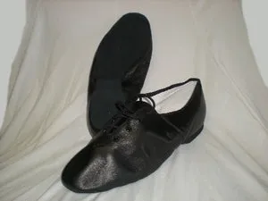 Helena Jr. -- Full Sole Jazz Oxford, Suede Sole -- Black