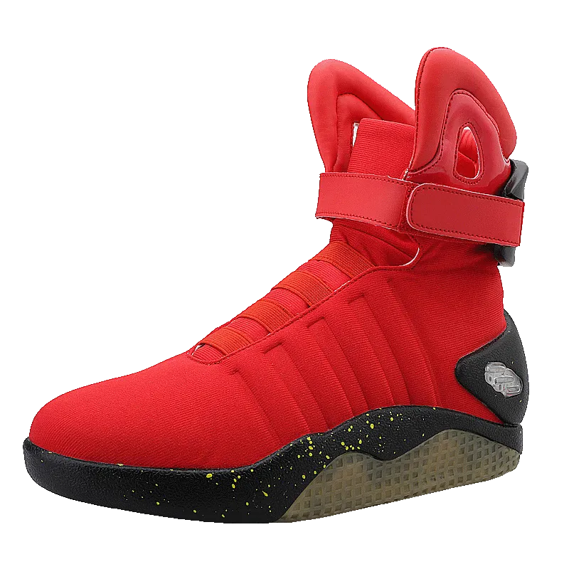 High-Quality Charging Led High Top Basketball Sneakers Back To Future Shoes