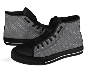 High Top Sneakers - Tiny Stars | Custom High Top Shoes, Patterned High Top Sneakers, High Top Sneakers for Women, Unisex Shoes