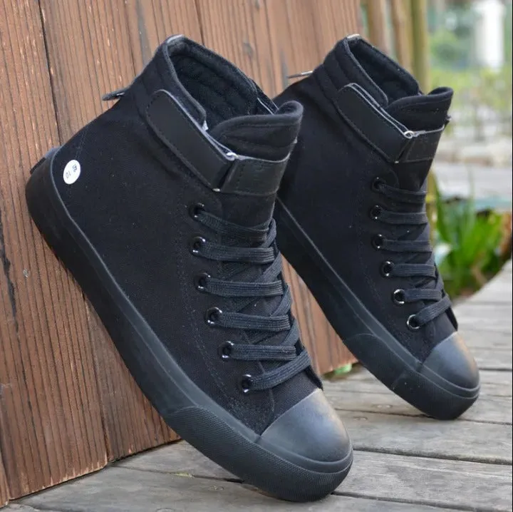 Hudson™ high top wit canvas heren hoge sneakers
