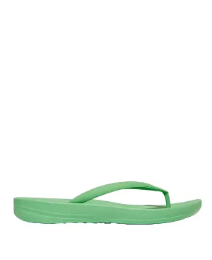 Iqushion Ergonomic Flip-Flops - Pop Green
