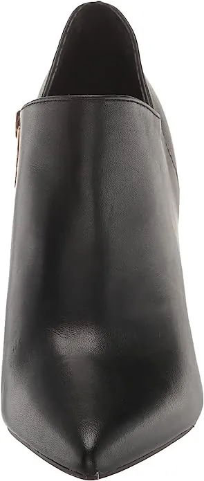 Jessica Simpson Luela Black Leather Side Zipper Stiletto High Heel Ankle Boots