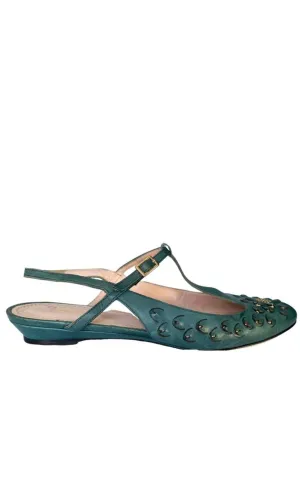 Leather Slides Shoes