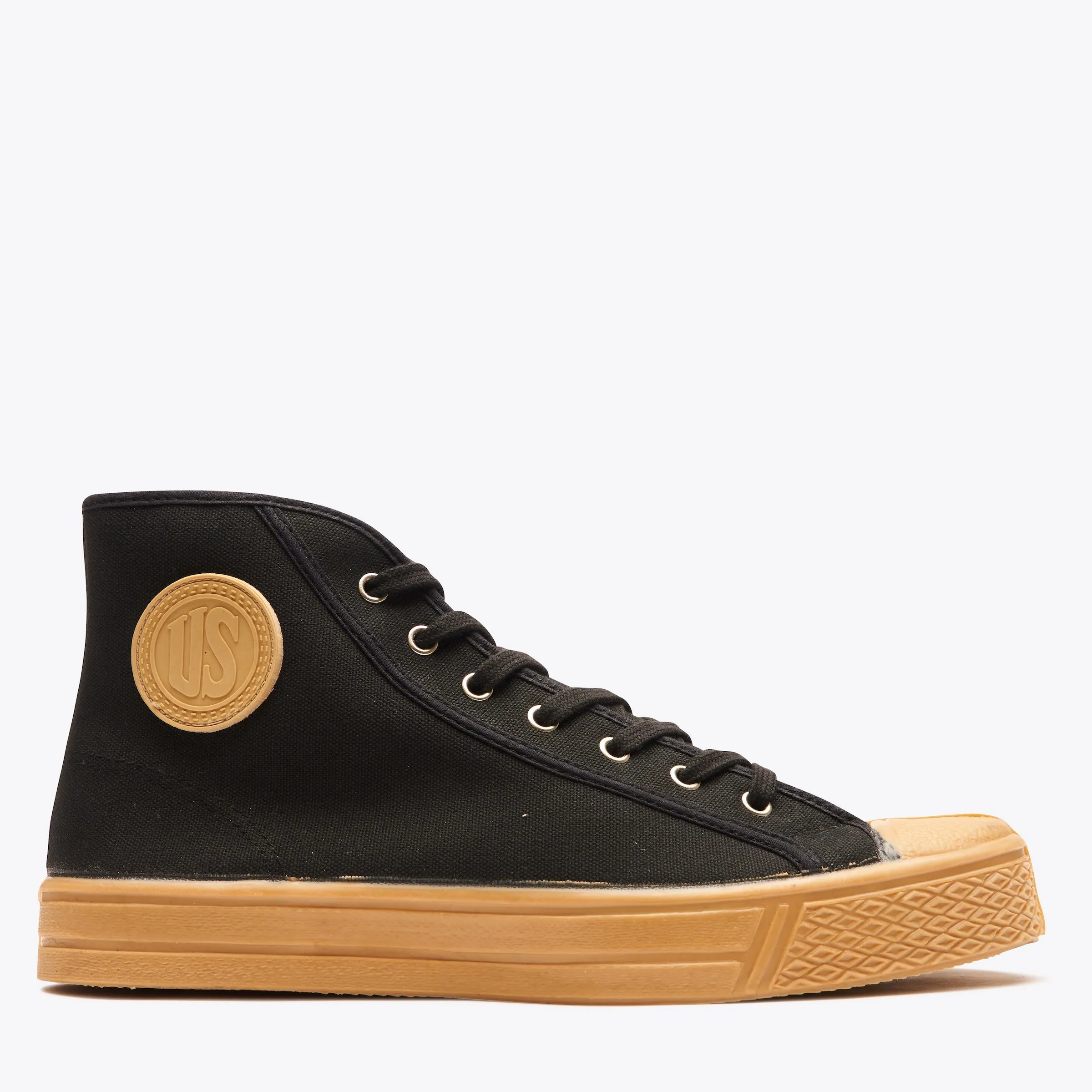 Military Gum High Top - Black