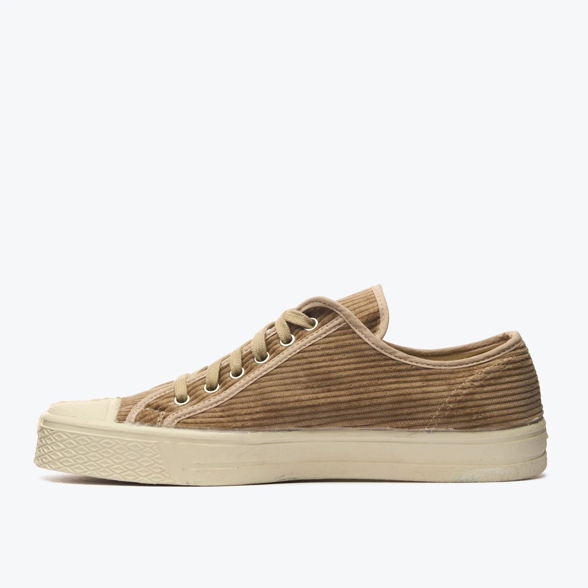 Military Low Top Cord - Brown