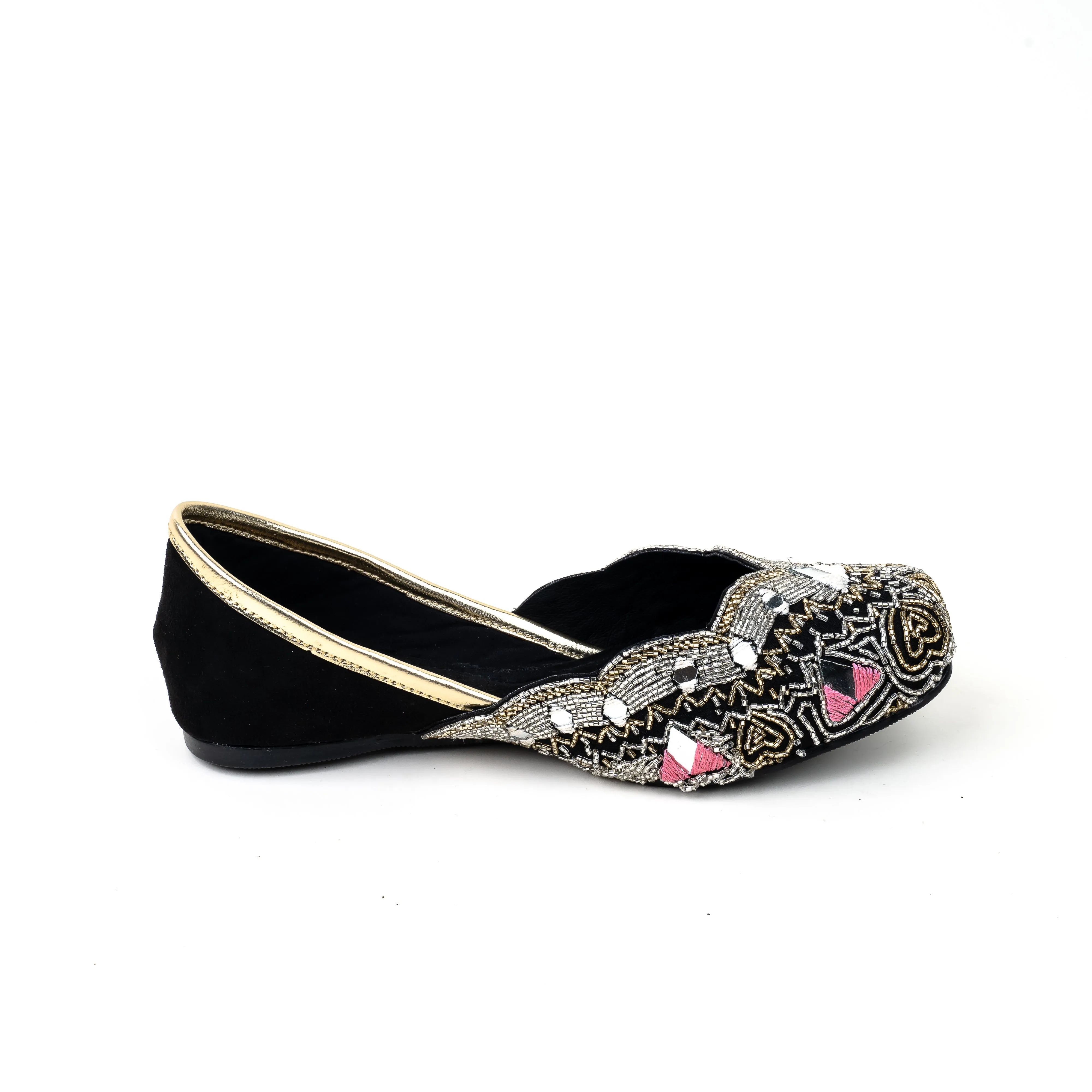 Mirror Studded Mojari