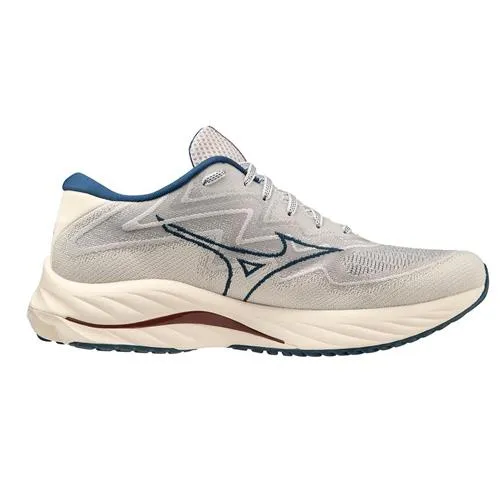 Mizuno | Wave Rider 27 | Men's | Papyrus/Blue Opal