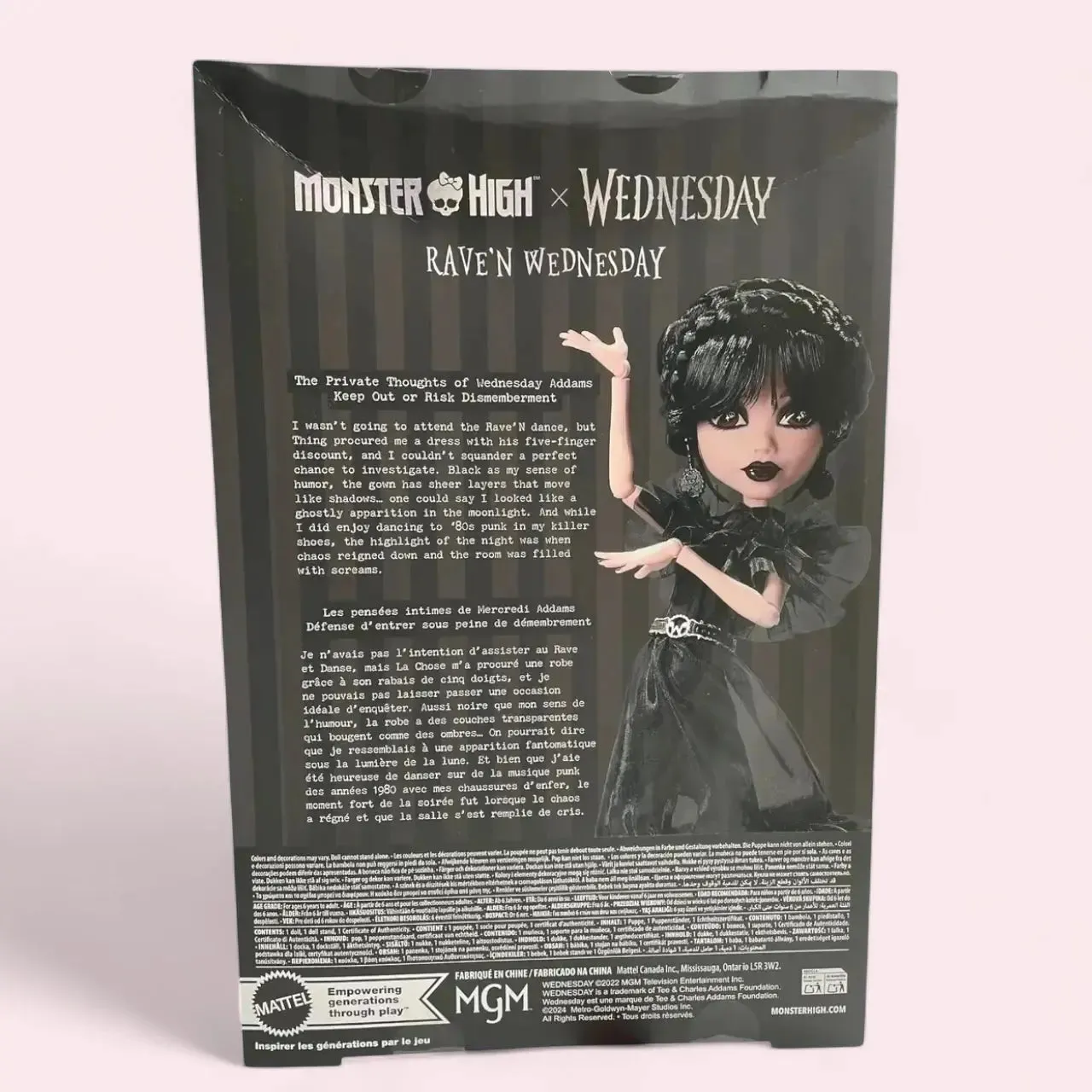 Monster High x Wednesday: Rave'N Wednesday Doll