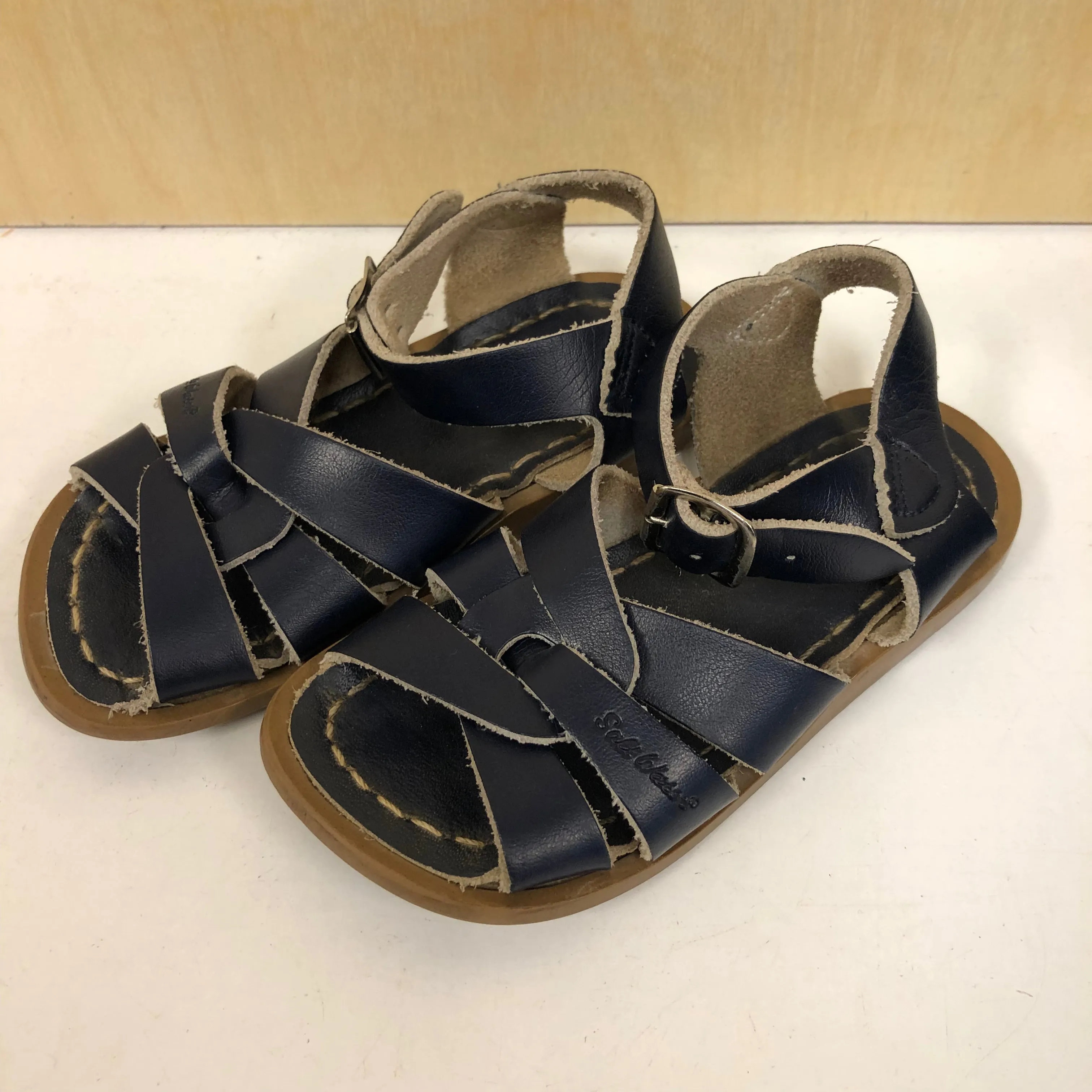 Navy Salt Water Sandals