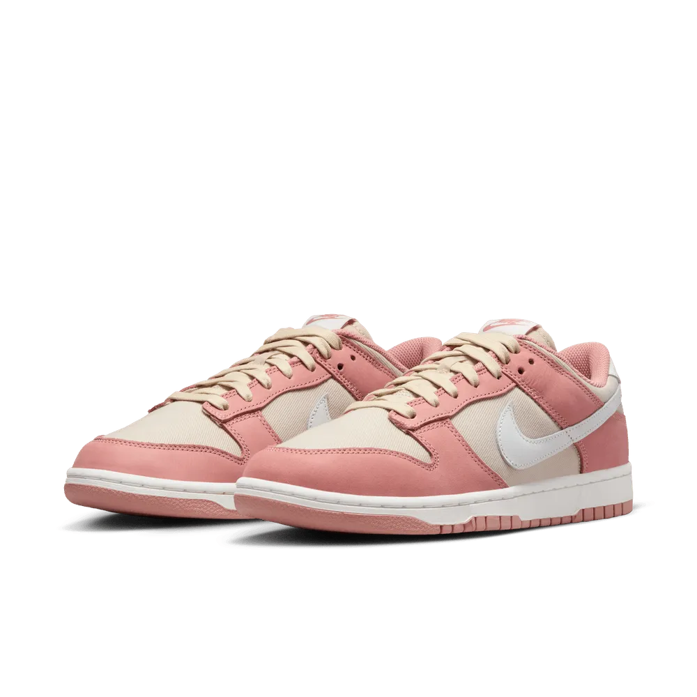 Nike Dunk Low Retro Premium Men's Shoes 'Red Stardust/White/Sanddrift'